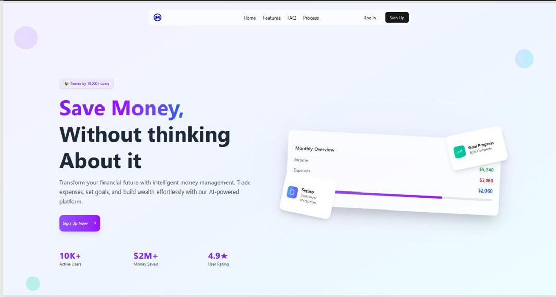 Money Mate (finance tracker)